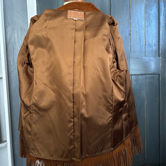 VINTAGE 70’s Fringe J. SCULLY Suede Jacket sz 40 - Picture 5 of 15